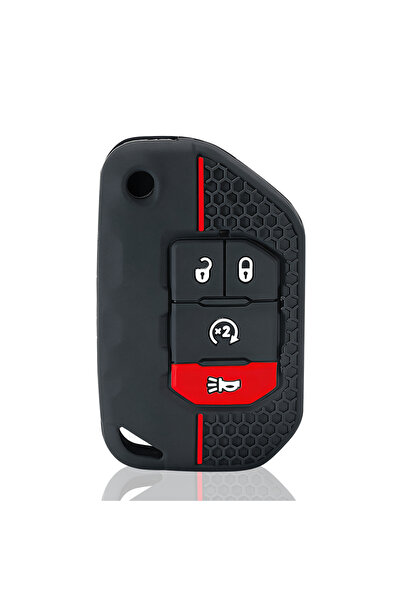Choice1 4 Button 3 Button Silicone Car Remote Key Case Cap Cover Shell Keychi...