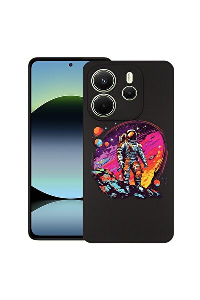 bestcase ¬Æ Husa pentru Xiaomi Redmi Note 14, Astronaut, Slim Silicon 0.8MM, ...