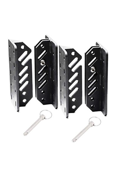Choice1 2 Set Awning Bracket Direct Replace Wind Proof Easy Use Black Shade C...