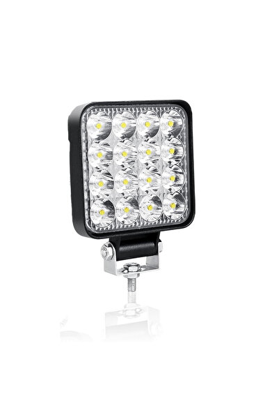 Choice مصباح ضباب LED بقوة 48 واط، إضاءة عمل LED بجهد 12-48 فولت، مصباح مربع ...