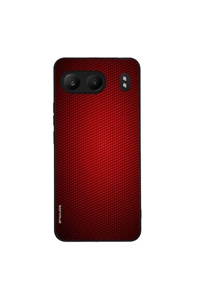 Sonique Θήκη Carbon Series για OnePlus Nord 4 5G Κόκκινο