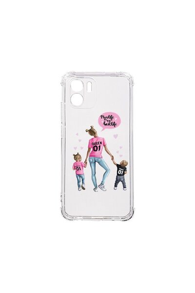 bestcase Αντικραδασμική Θήκη 1.5MM, Συμβατή με Xiaomi Redmi A2, Σχέδιο Μαμά Ζ...
