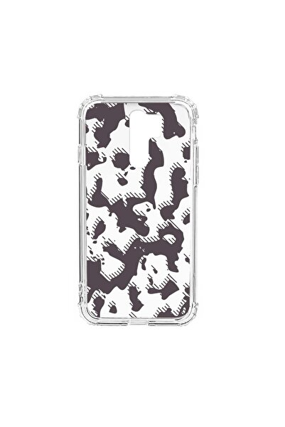 bestcase Husa Anti Shock Silicon Compatibila cu Xiaomi Redmi 9, Gray Camoufla...