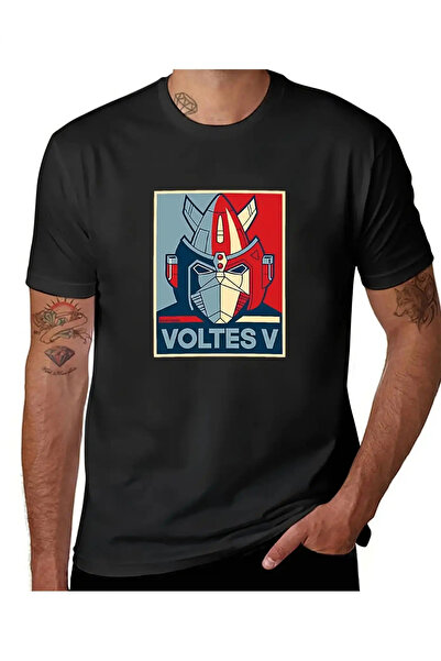 Soft Luxe تي شيرت رجالي من VoltesV Classic Robot Anime