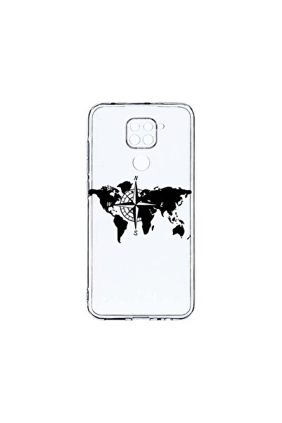 bestcase Прозрачен силиконов калъф 2ММ, съвместим с Xiaomi Redmi Note 9, скос...
