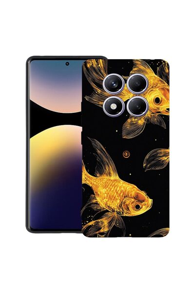 bestcase Husă pentru Xiaomi Redmi Note 15 Pro Plus 5G cu design Pești Aurii, ...