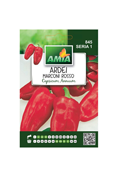 Amia Seminte de ardei Marconi Rosso Amia, 2 g