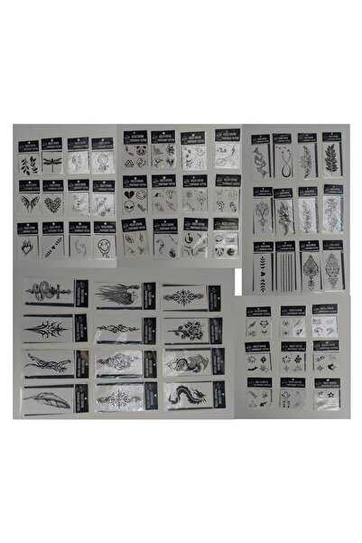 Airbrush Tattoo 500 Yapıştırma Dövme Stand Hediyeli Toptan Geçici Dövme Paketi