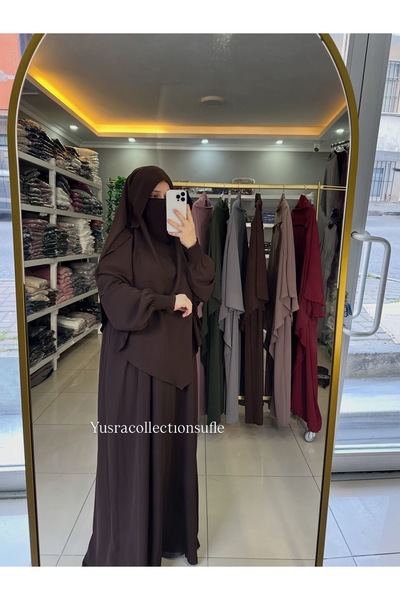 Yüsra Collection Costum Sahra și set de sufleuri din 2 piese