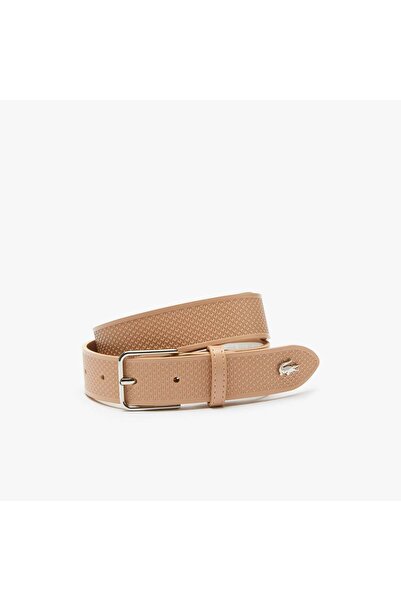 Lacoste Chantaco Kadın Deri Bej Kemer
