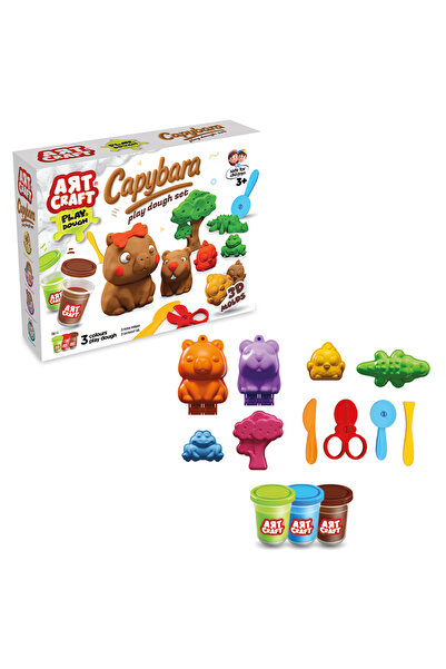 Art Craft Capybara Hamur Set 168 gr / Capybara Play Dough Set 168 gr