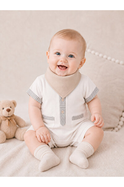 Ozz Baby طقم مكون من 3 قطع للأولاد الصغار والأطفال، يشمل قميص بولو بياقة على ...