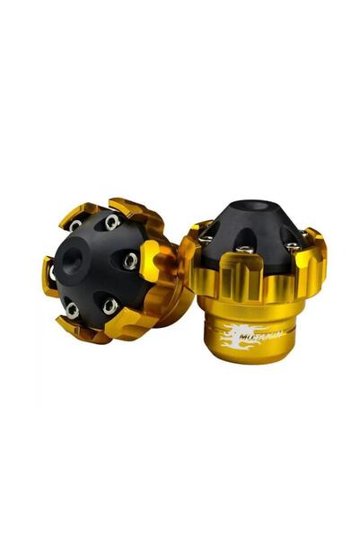 Motobisavm Teker Koruma Takozu Gold Mod2 (Takım)