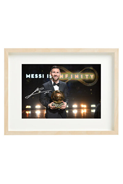 Boomah Accessories Lionel Messi Ballon d'Or Winner 8 Unlimited Autographed Po...