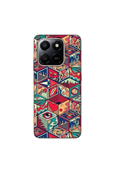OEM Case compatible with Honor 400 Smart Silicone Gel Tpu Pattern Pop Art Geo...