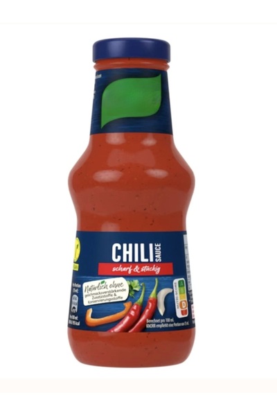 ALDİ CHİLİ SAUCE SCHARF STÜCKİG 250 ml