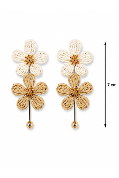 ANOUSH Cercei statement cu design floral AURORA Floare