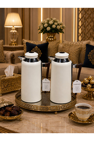 sahal aloula Luxurious 12-Hour Heat Preservation Tramisu Set - 1L and 700ml C...