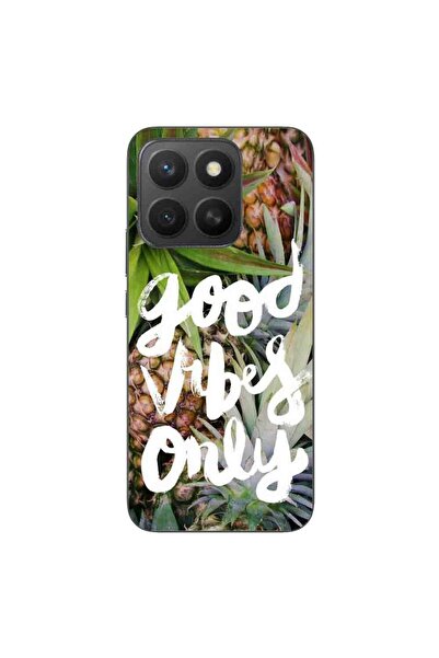OEM Θήκη συμβατή με Honor X8c, από σιλικόνη gel TPU, μοντέλο Good Vibes Only