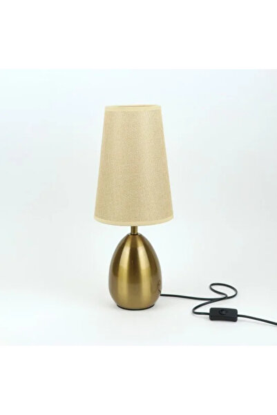 Generic Table Lamp with a Unique Design Matte Gold Finish