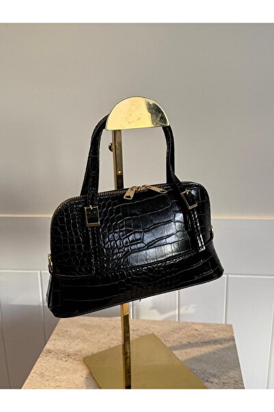 lalettobags Kadın Nira Model Ayarlanabilir Askılı Gold Detaylı El & Omuz Çantası
