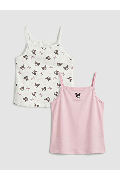 LC Waikiki Quality Parts from Çelebi Store Kuromi Printed Girls' Tank Top wit...