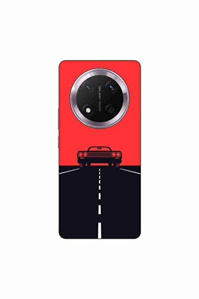 OEM Husa compatibila cu Honor Magic7 Lite Silicon Gel Tpu Model Red Sky Muscl...
