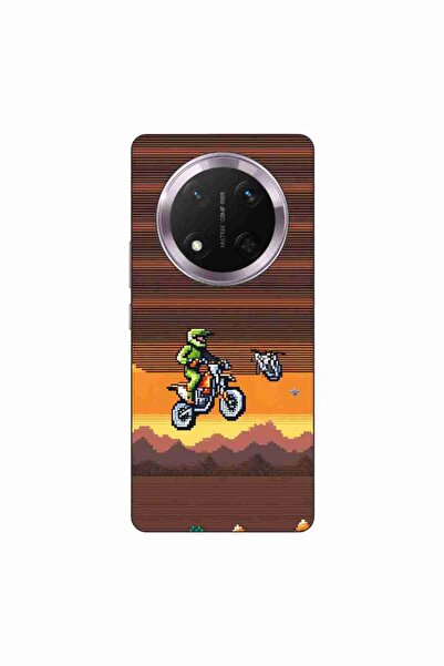 OEM Husa compatibila cu Honor Magic7 Lite Silicon Gel Tpu Model Pixel Art Mot...