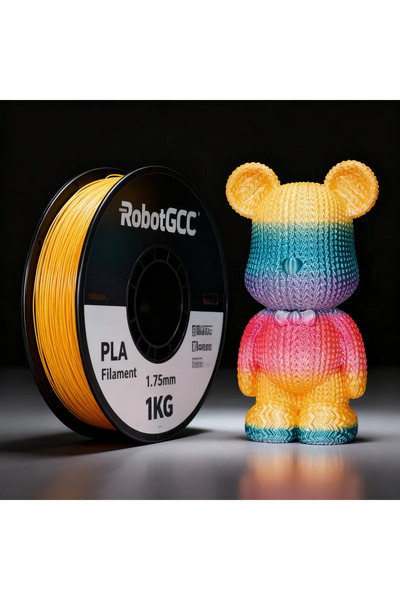robotgcc خيوط طباعة ثلاثية الأبعاد PLA بلون الحلوى 1.75 مم، 1 كجم، خيوط PLA ن...
