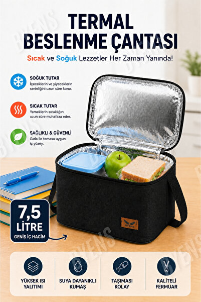 BYENS Thermal Bag Lunch Box Thermal Insulated Girls Boys Kids School Meal Car...
