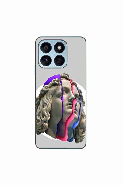 OEM Husa compatibila cu Honor X8b Silicon Gel Tpu Model Neon Ruins