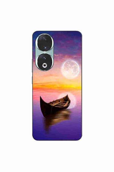 OEM Husa compatibila cu Honor 90 5G Silicon Gel Tpu Model Moonlit Serenity