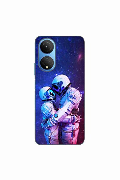 OEM Husa compatibila cu Honor X7 Silicon Gel Tpu Model Astronauts Couple