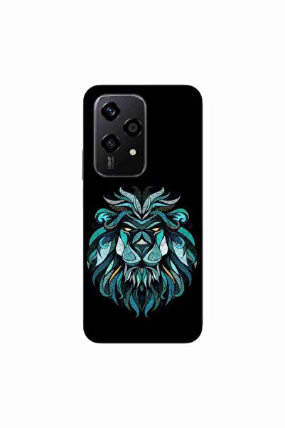 OEM Husa compatibila cu Honor 200 Lite Silicon Gel Tpu Model Abstract Lion
