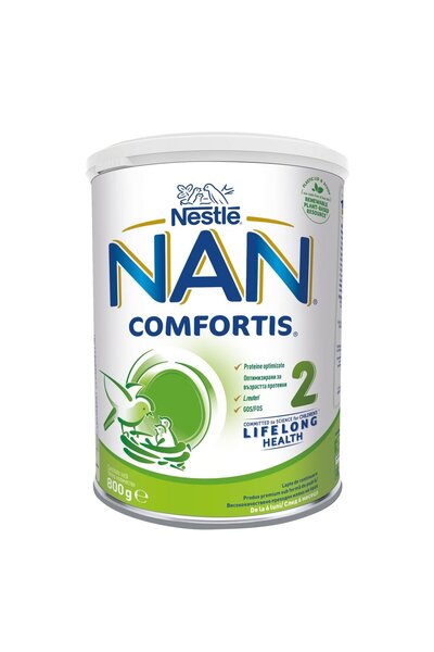 Nestle NAN 2 Comfortis, formula speciala lapte praf, de continuare de la 6 lu...