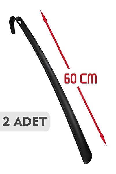 Ovio Ev&Yaşam 2 Adet 60 Cm Siyah Ayakkabı Çekeceği Asılabilir Sert Plastik Çe...
