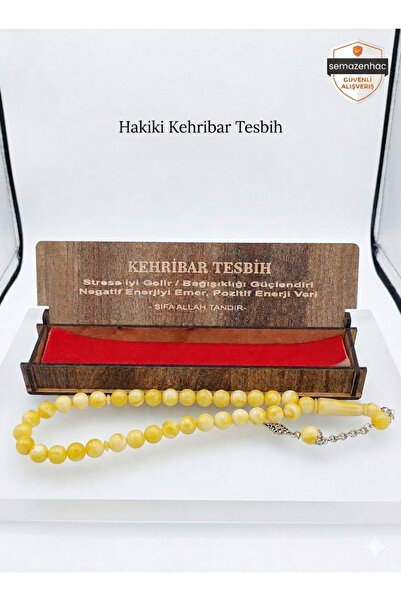 semazen Amber Drop Prayer Beads
