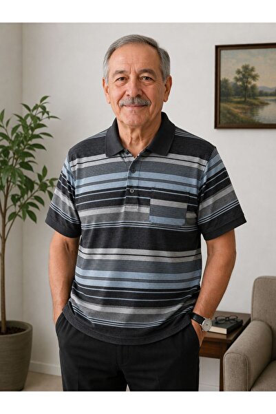 daslanbutik POLO YAKA BABA T-SHİRT