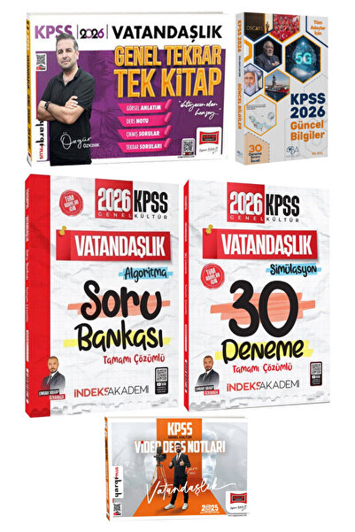 Yargı Yayınları KPSS 2026 Vatandaşlık Genel Tekrar+CBA Güncel Bilgiler+Emrah ...