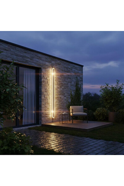 SANITEXPERT Aplică LED Liniară Exterior/Interior 45W, 2200lm, Lumină Caldă (3...