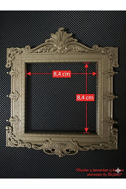 Bedoris Antik Barok Dekoratif Anahtar/ Priz Çerçevesi – Vintage Çerçeve *BRONZ*