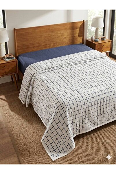 ŞENER HOME Striped Pattern Printed 200X240 Cm. Double (Battal) Single Pike