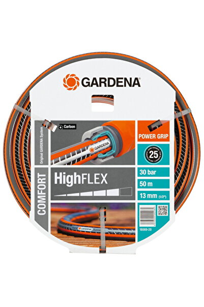 Gardena Furtun High Flex Comfort, 1/2", 50 m, Gri-Portocaliu