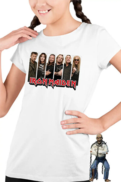OEM Tricou Copii Fete Iron Maiden All Gang Heavy Metal