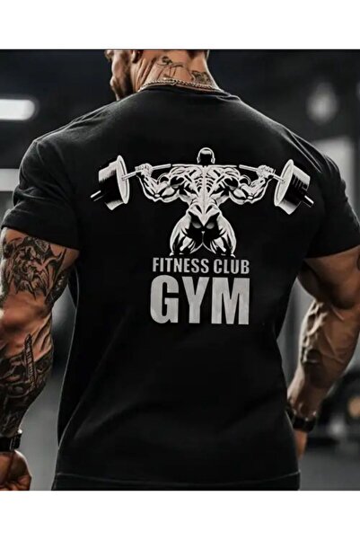 ELZE MODA Men's a Quality Premium Gym Printed Oversize T-Shirt