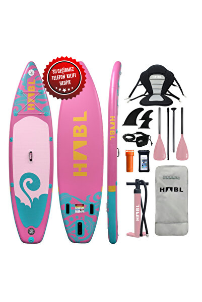 habl Şişme Sup Board/ Stand Up Paddle Board 81*320*15cm Full Set Pembe