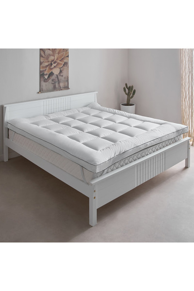 Home Box Opulent Luxe Satin King Topper - 180x200+8 cm