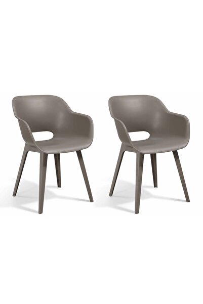 Keter "Akola" outdoor chairs, 2 pcs., cappuccino