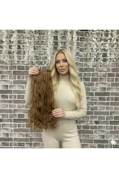 Marpessa Fiber Sentetik Yarımay Çıt Çıt Postiş Saç – Isıya Dayanıklı - Yıkana...