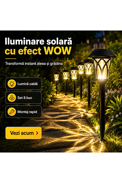 OEM Felinar solar de pamant (RO-V04)